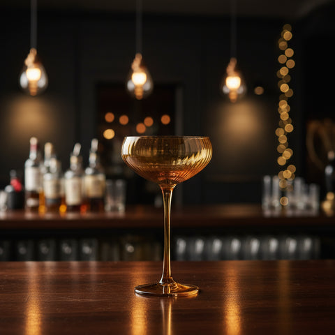 Amber Lou Coupe Glass (Set of 2)