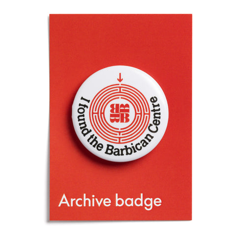 I Found The Barbican Button Badge