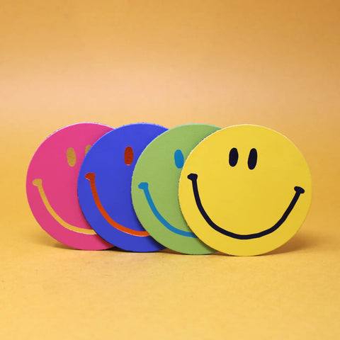 Bright Happy Smiley Magnet (Assorted Colours)