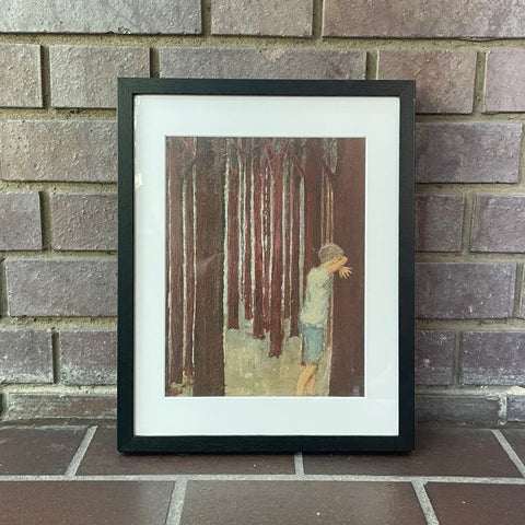 Francis Alys Untitled (corner painting) Mini Mounted Print (11 x 14")