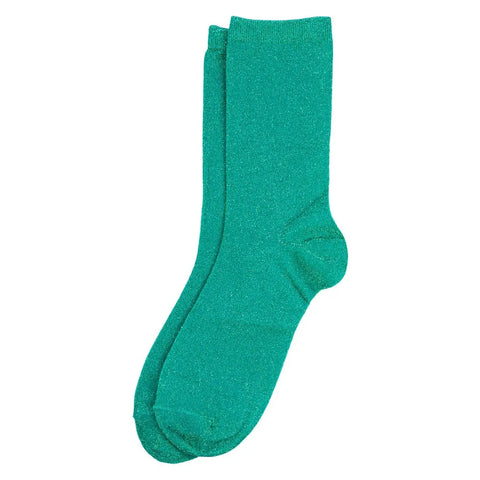 Sparkly Glitter Green Socks