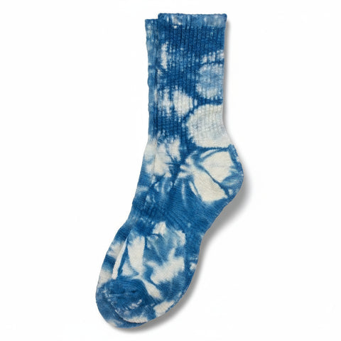 Tie Dye Blue Socks (Size 7-11)