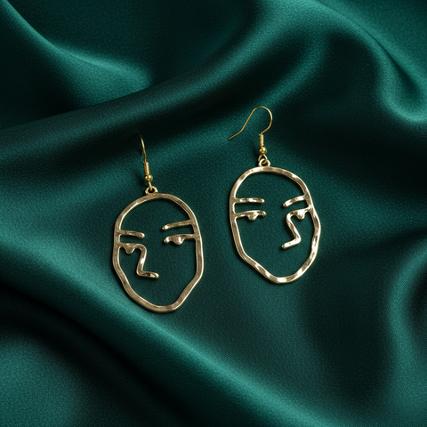 Juliette Face Earrings