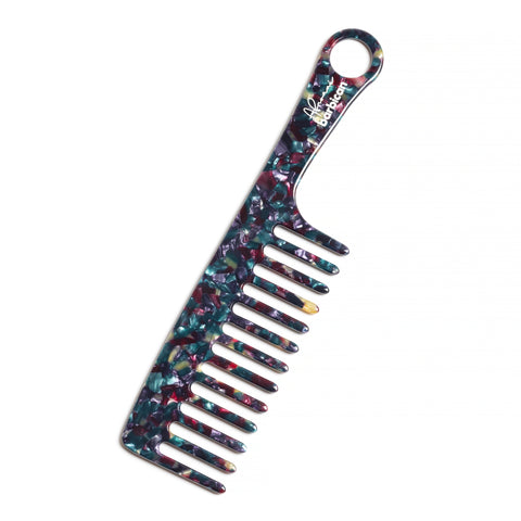 Afroani x Barbican wide tooth comb - purple and pink