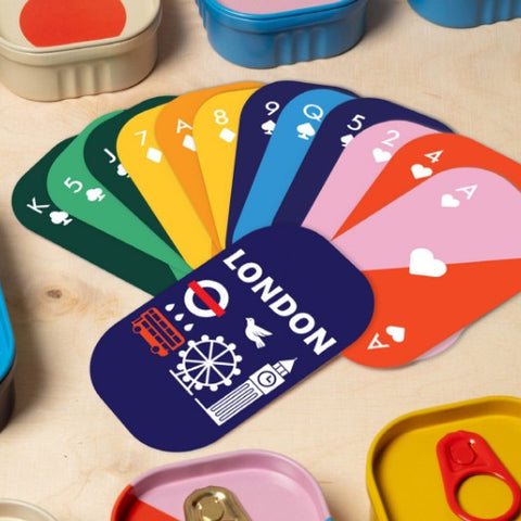Design Tin - London playing cards