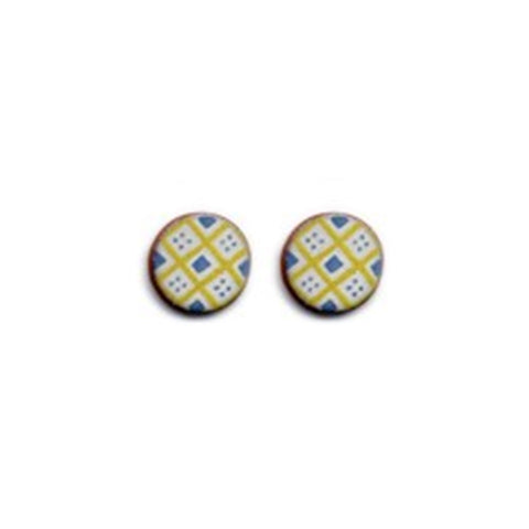 Warner Archive Patchwork Stud Earrings