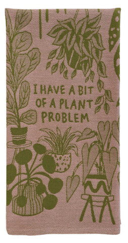 Plant problem tea towel