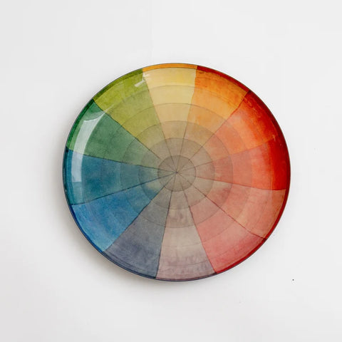 Vintage Colour Wheel Medium Round Tray