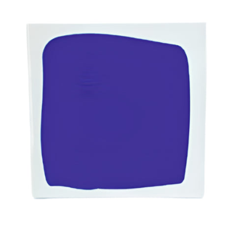 Blue square ceramic coaster