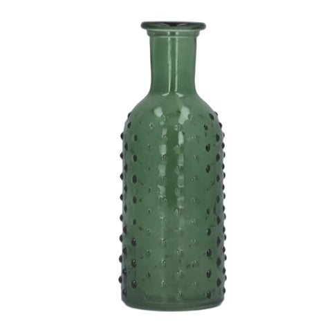 Green Dimple Vase