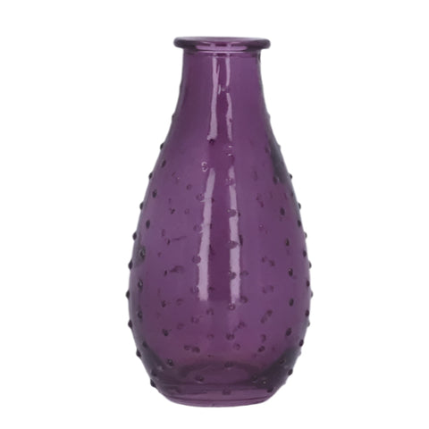 Purple Dimple Glass Vase