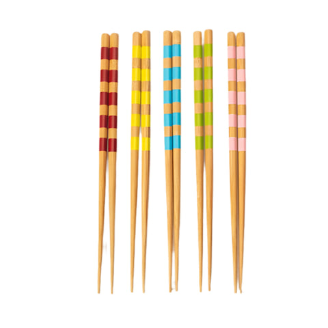 Stripe chopsticks (set of 5)