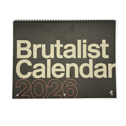 Brutalist Calendar 2026