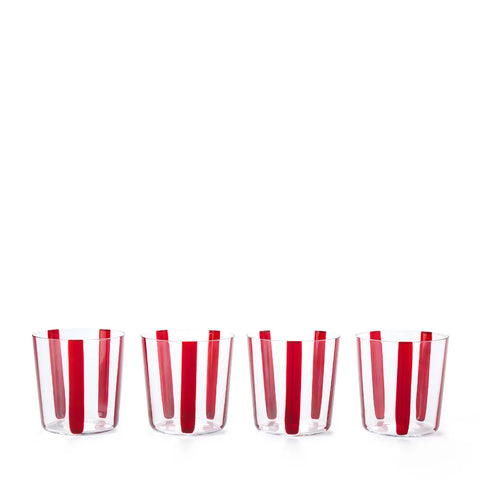 Nova Stripe Burgundy 360ml S/4