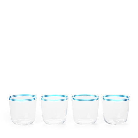 Halo Glass Set in Navy - Set of 4