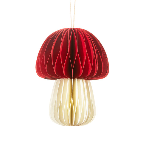 Mushroom Honeycomb Paper Decoration