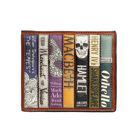 Shakespeare Bookworm Leather Wallet