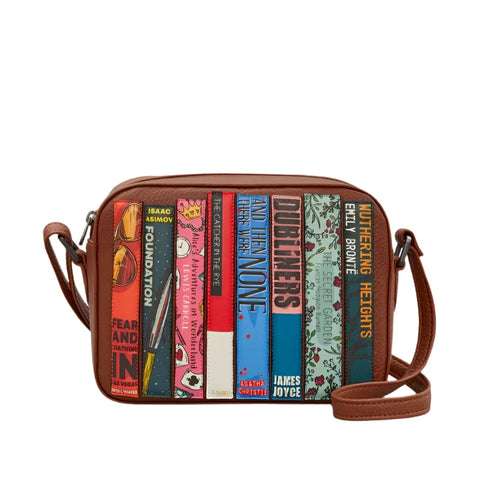 Bookworm Vegan Leather Bag with Strap