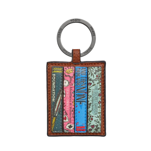 Bookworm Vegan Leather Keyring