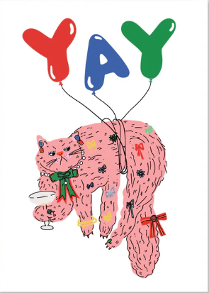 Yay Cat card