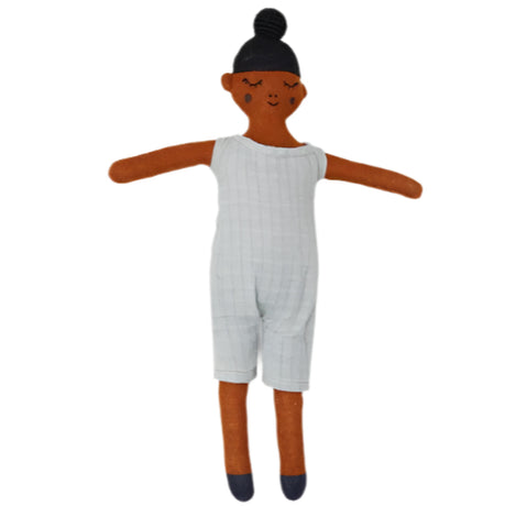 Doll in Aqua Outfit