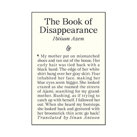 The Book of Disappearance