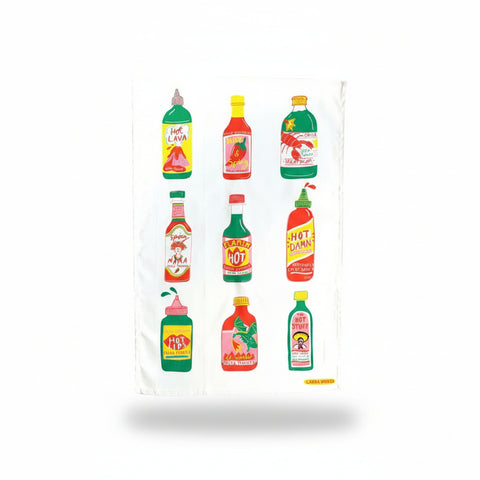 Hot Sauce Tea Towel