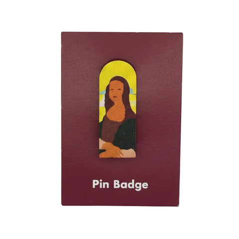 I Was Born in Florence (1974) Wooden Pin Badge