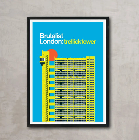 Eye for London A4 Trellick Tower Print