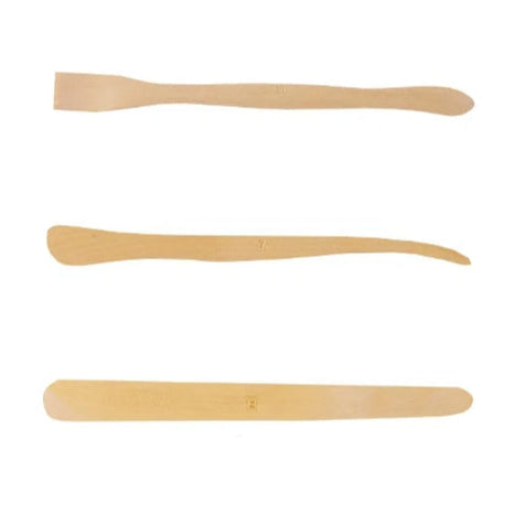 Clay modelling tools set of three