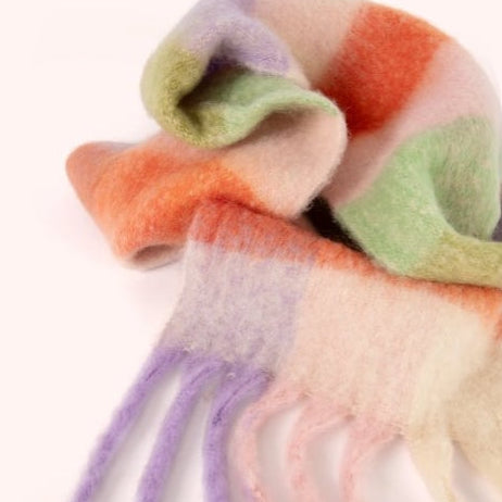 Molly Checked Mix Scarf