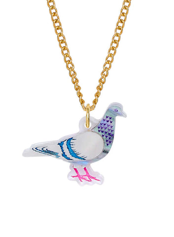 Pigeon Pendant by Tatty Devine
