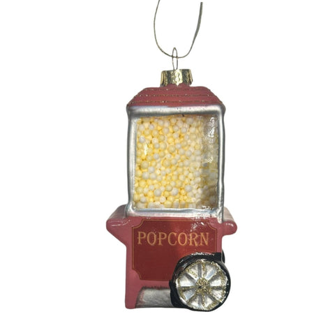 Popcorn machine pink Christmas decoration