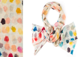Scarf painterly spots Kapre