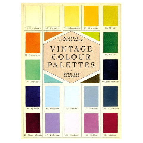 Vintage Colour Palettes: A Little Sticker Book