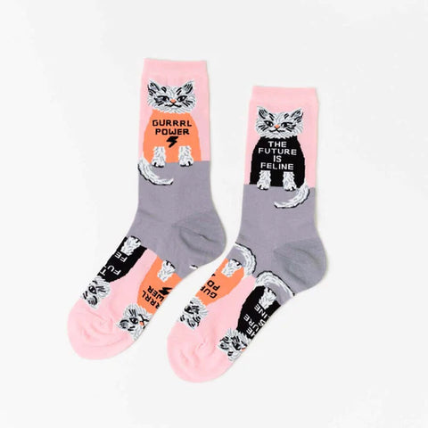 Future is Feline Women's Socks