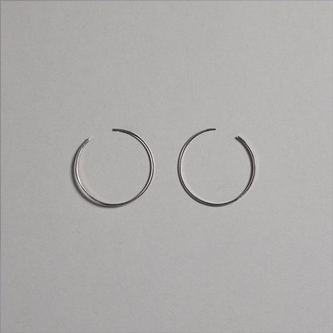 Silver Round Ear Cuffs by Otis Jaxon