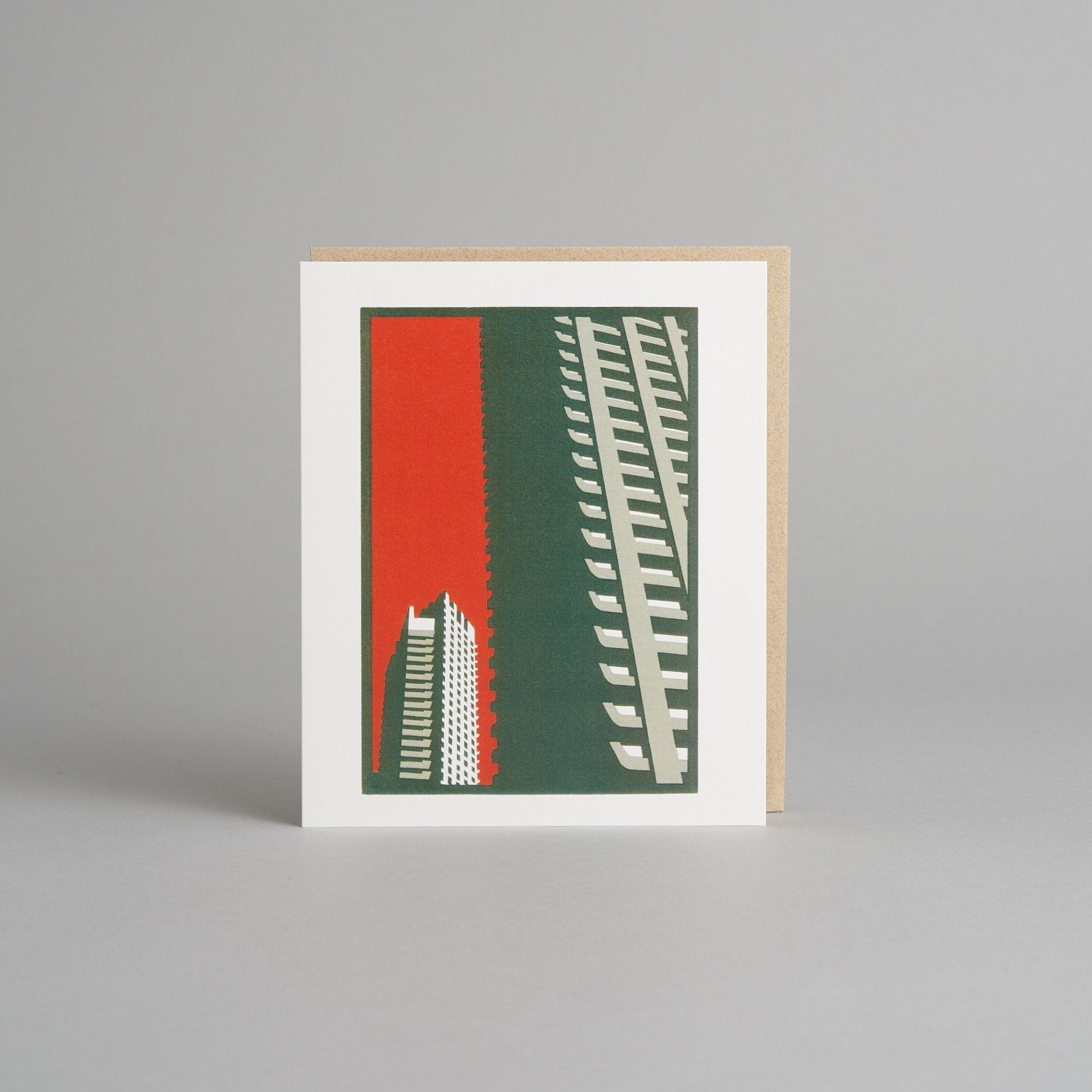 Barbican Orange Card by Paul Catherall