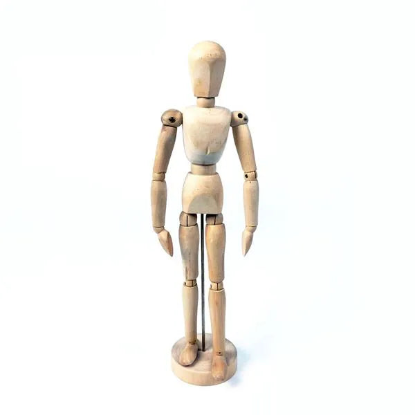 Wooden Figure Mannequin 12"