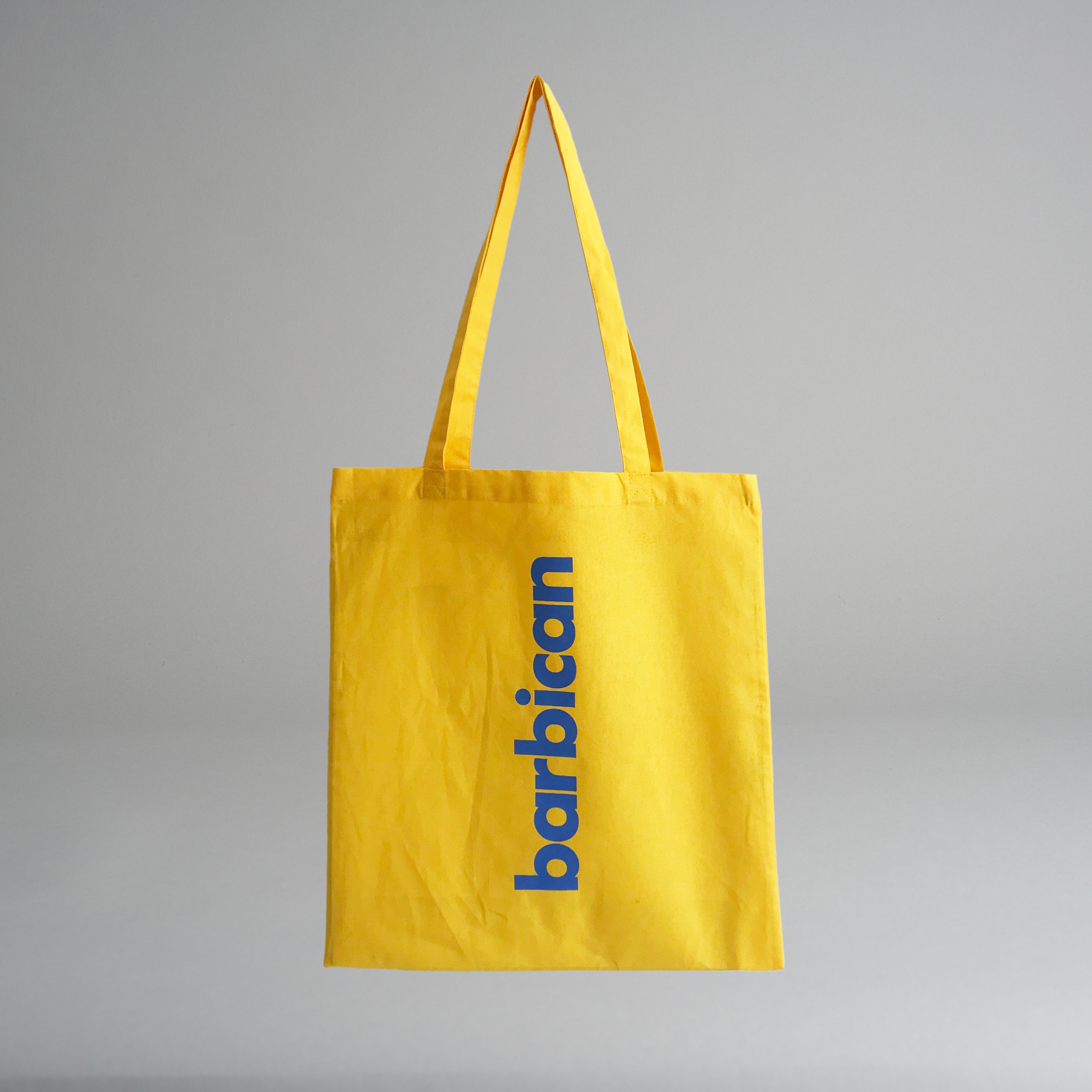 Two Tone Barbican Tote Bag Yellow/Blue