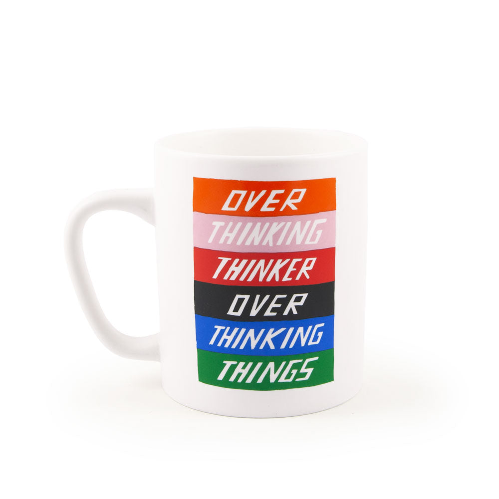 Over Thinking Thinker Ceramic Mug