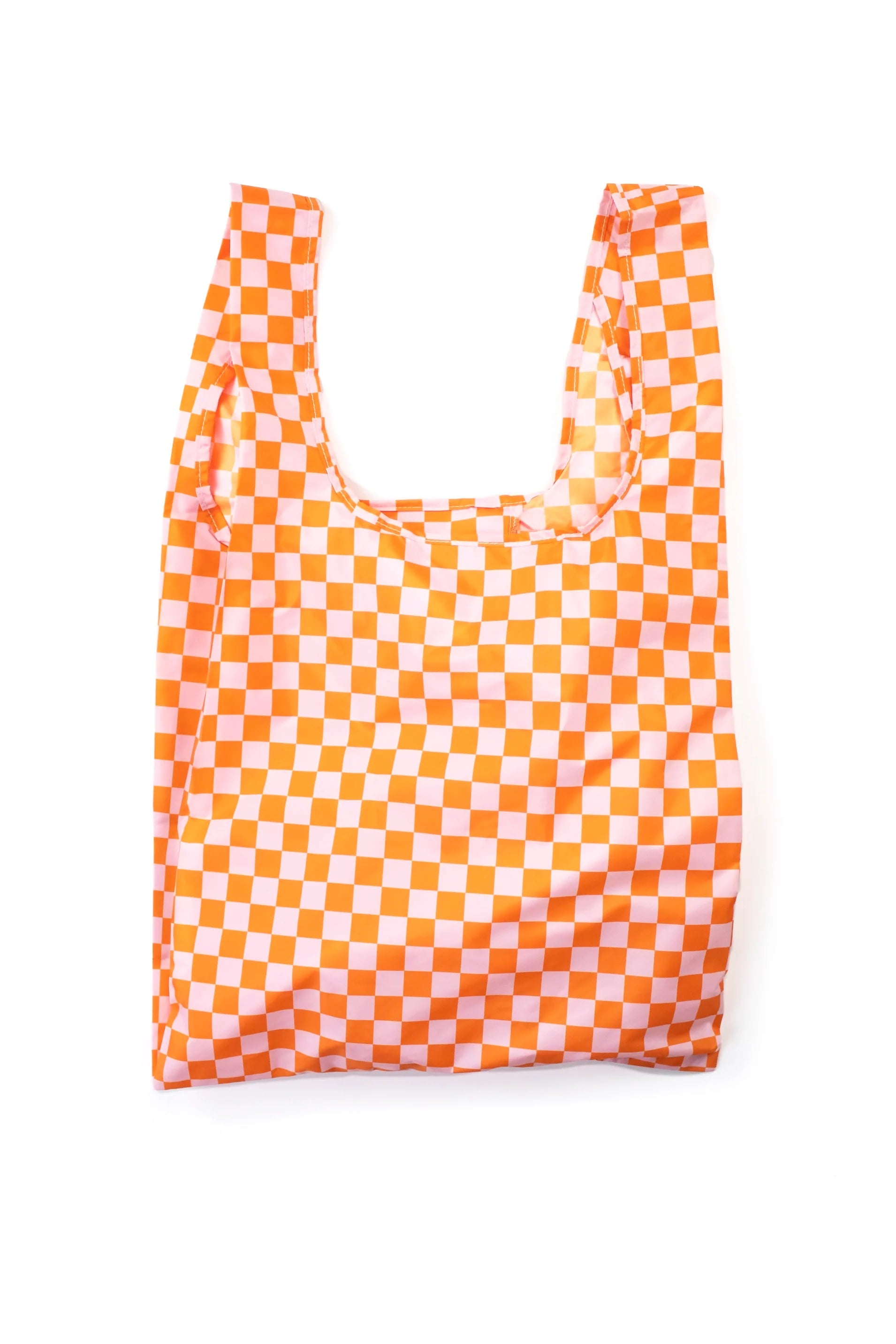 Checkerboard Pink & Orange Medium Kind Bag