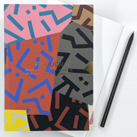 A5 Maze Design Embossed Notebook
