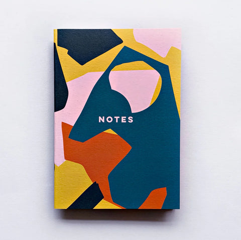 A5 Pink Cut Out Shapes Notebook