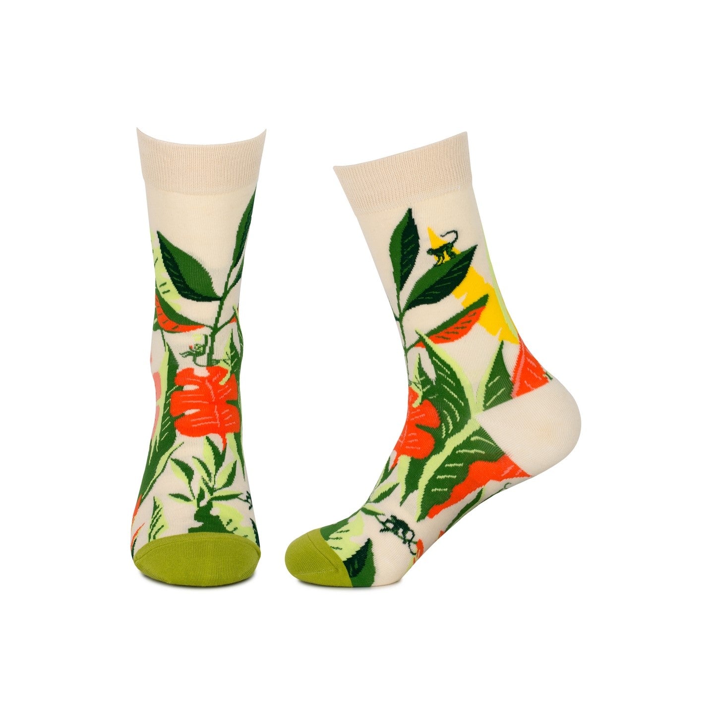 Socks Tropical Foliage Cream