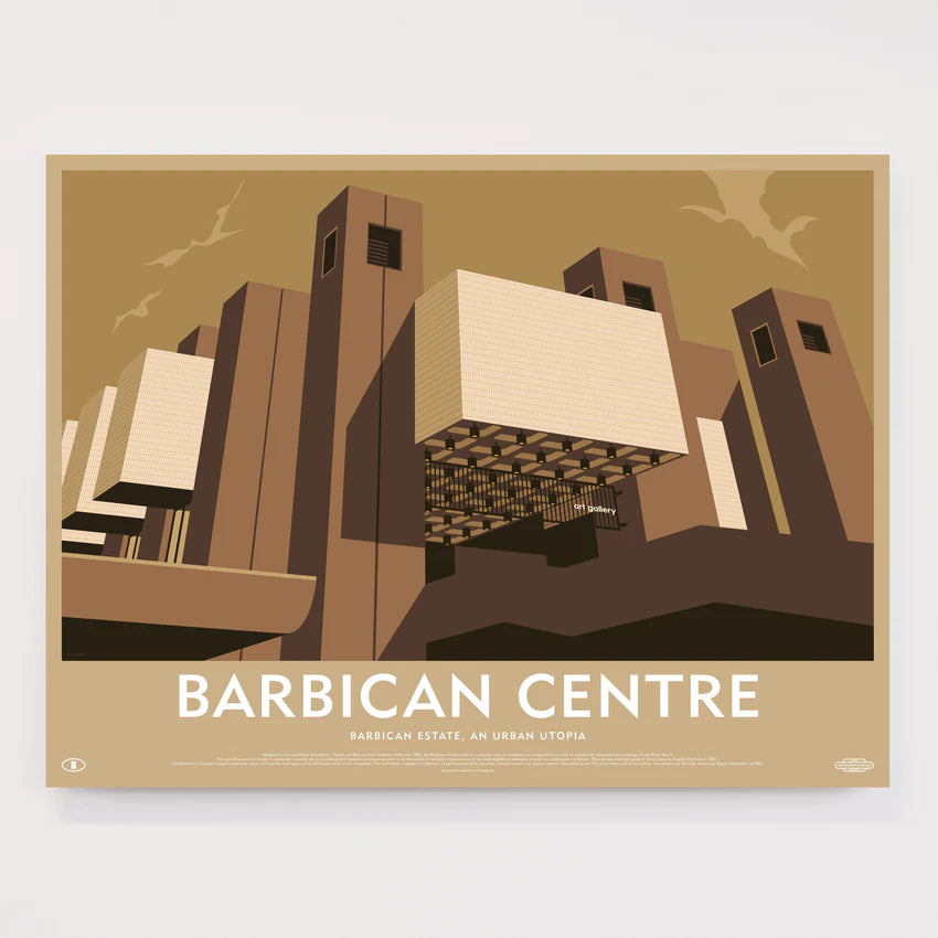 Barbican Centre Print by Dorothy