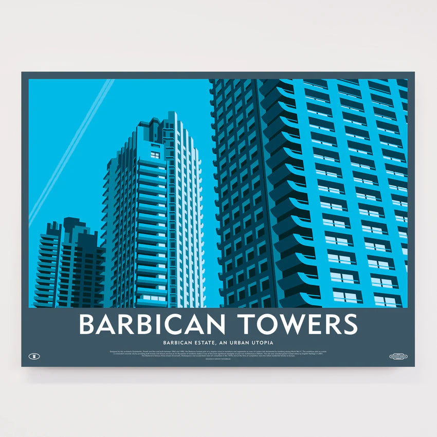 Barbican Towers Print by Dorothy
